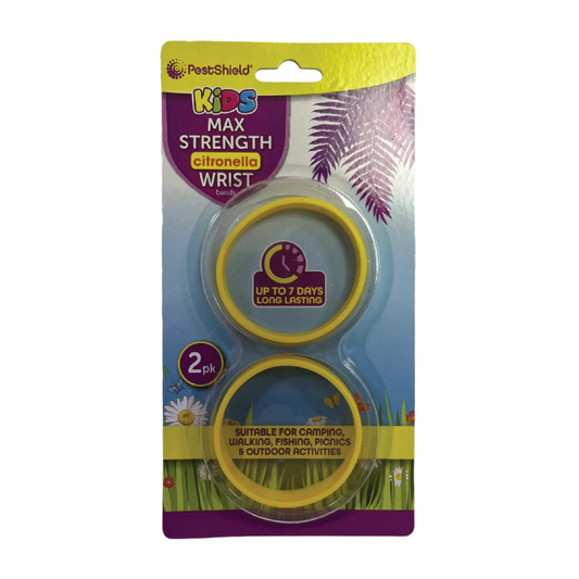 Pestshield Kids Max Strength Citronella Wristbands