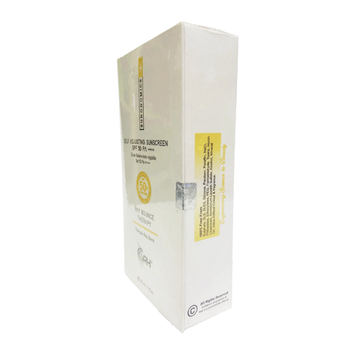 Sunonomics Self Adjusting Sunscreen SPF 50 Ray Bounce Therapy