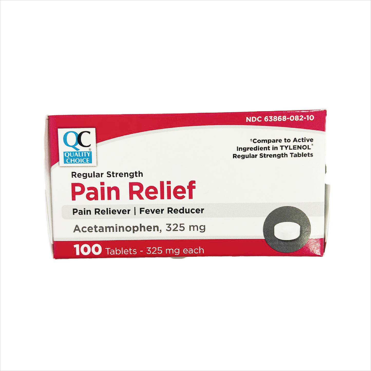 QC Acetaminophen 325mg 100tabs