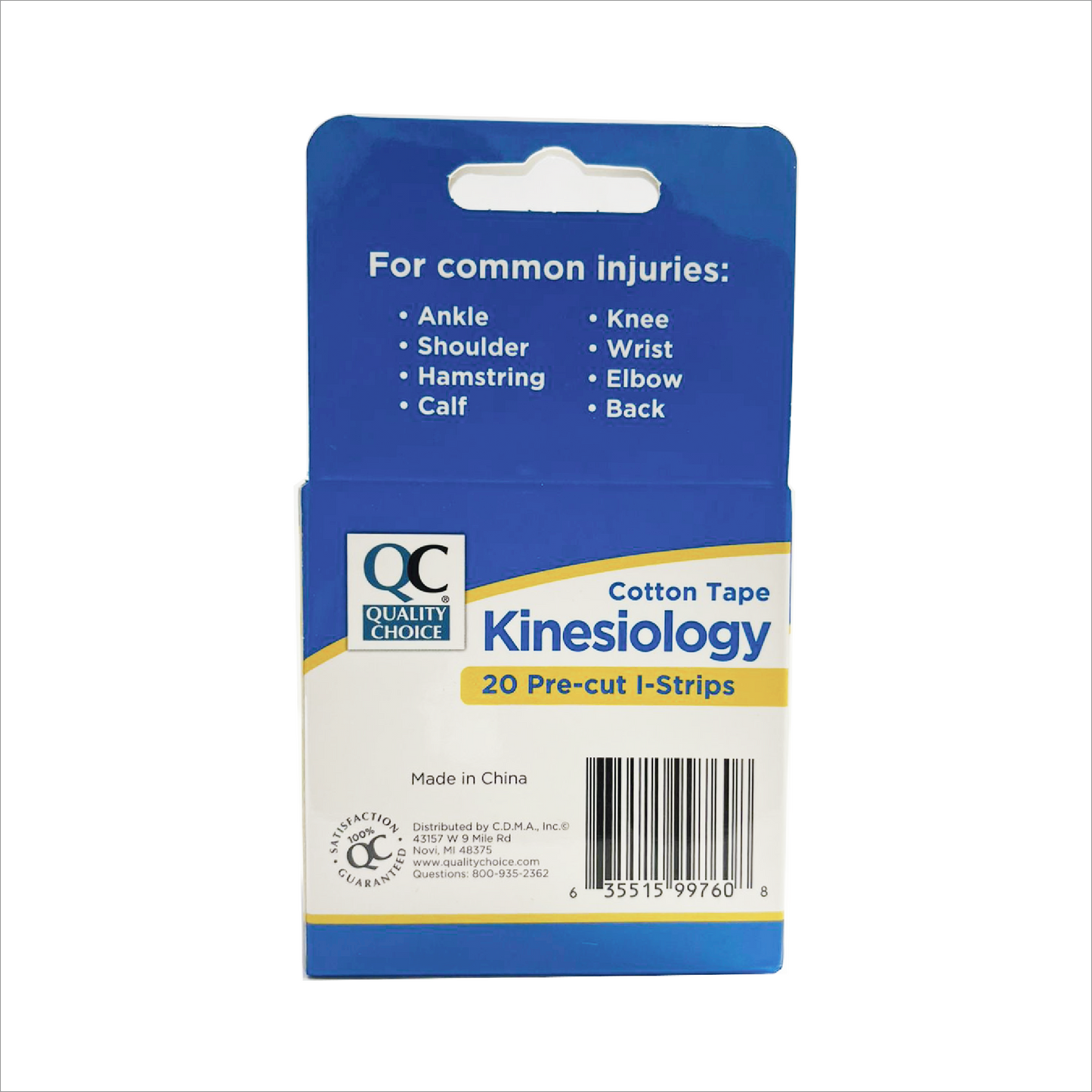 QC Kinesiology Cotton Tape