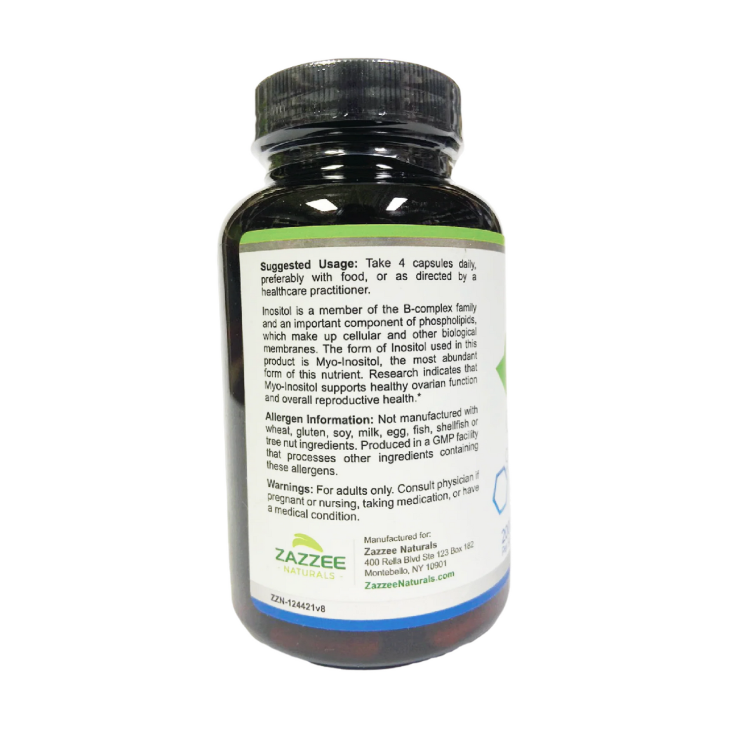 Zazzee Naturals Myo-Inositol