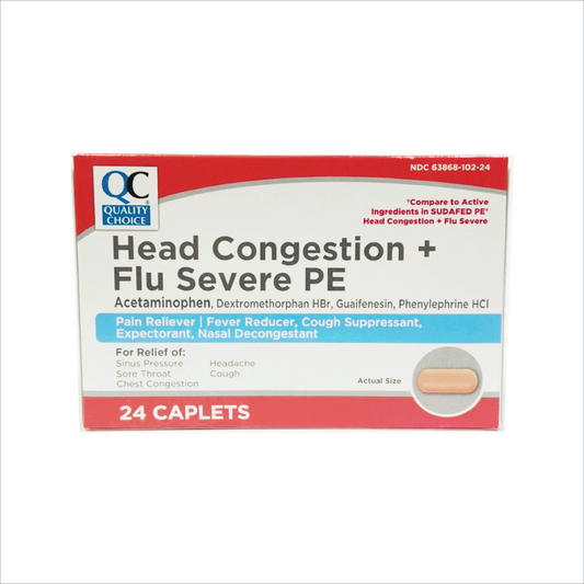 QC Head Congestion + Flu Severe PE