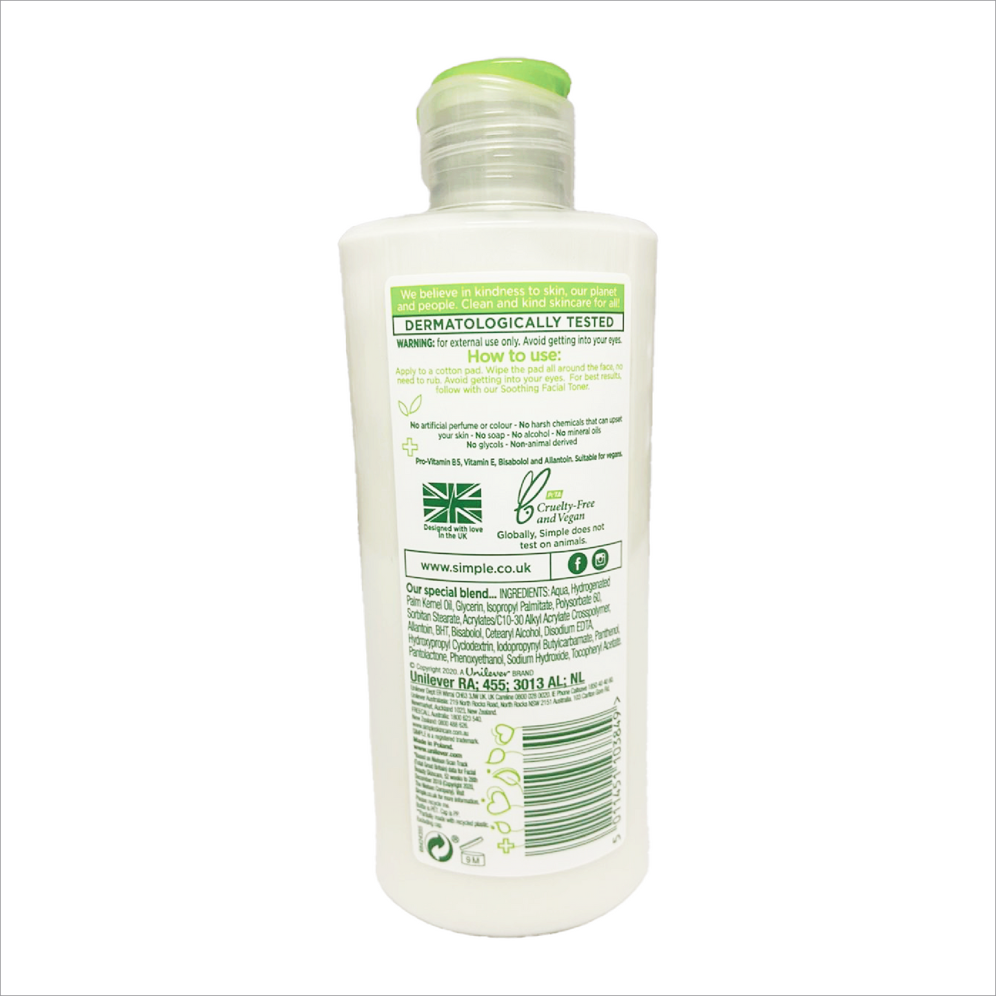 Simple Purifying Cleansing Lotion