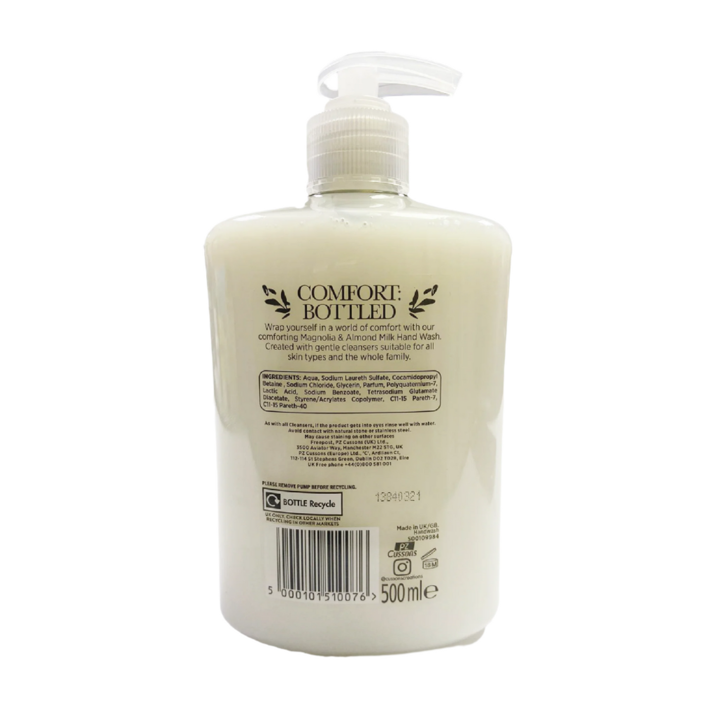Comfort Bottled Hand Wash 500ml