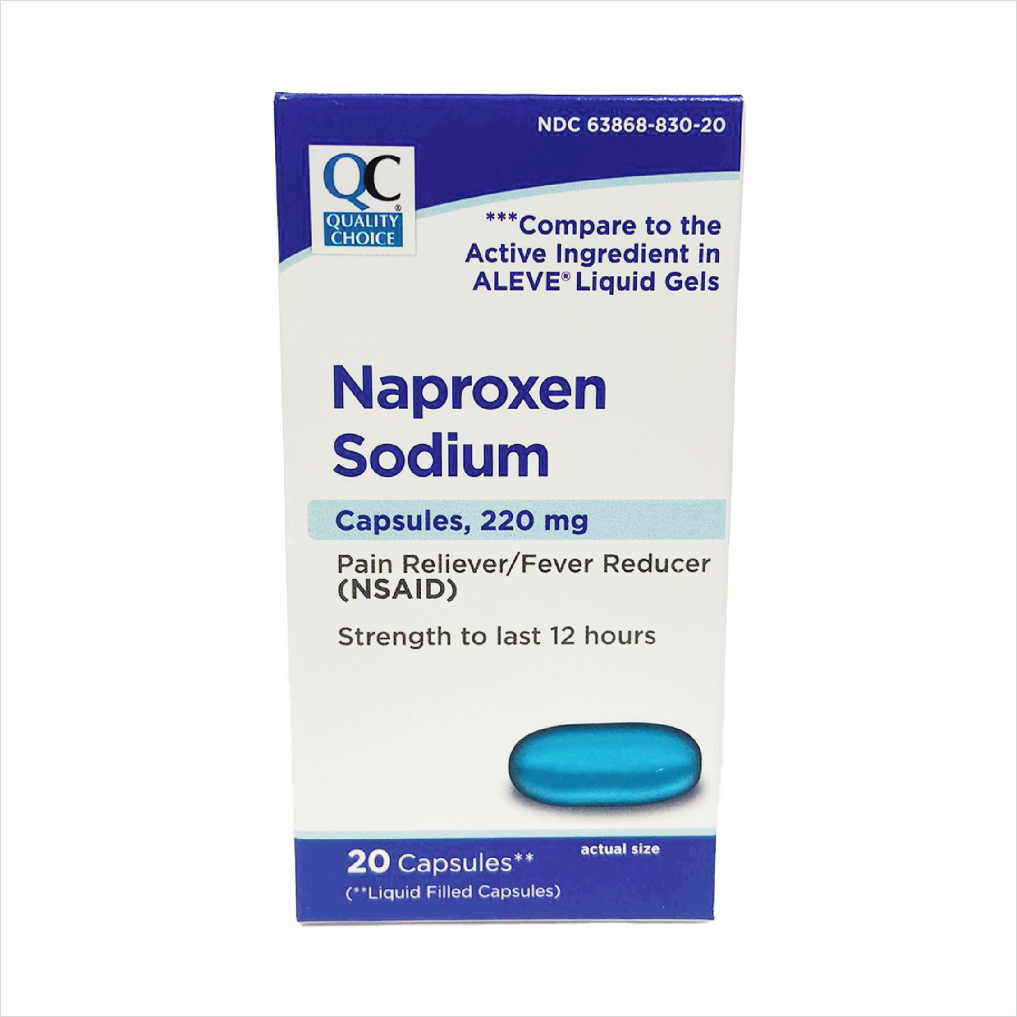 QC Naproxen Sodium 220mg
