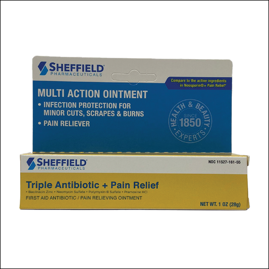 Sheffield Pharmaceuticals Triple Antibiotic & Pain Relief