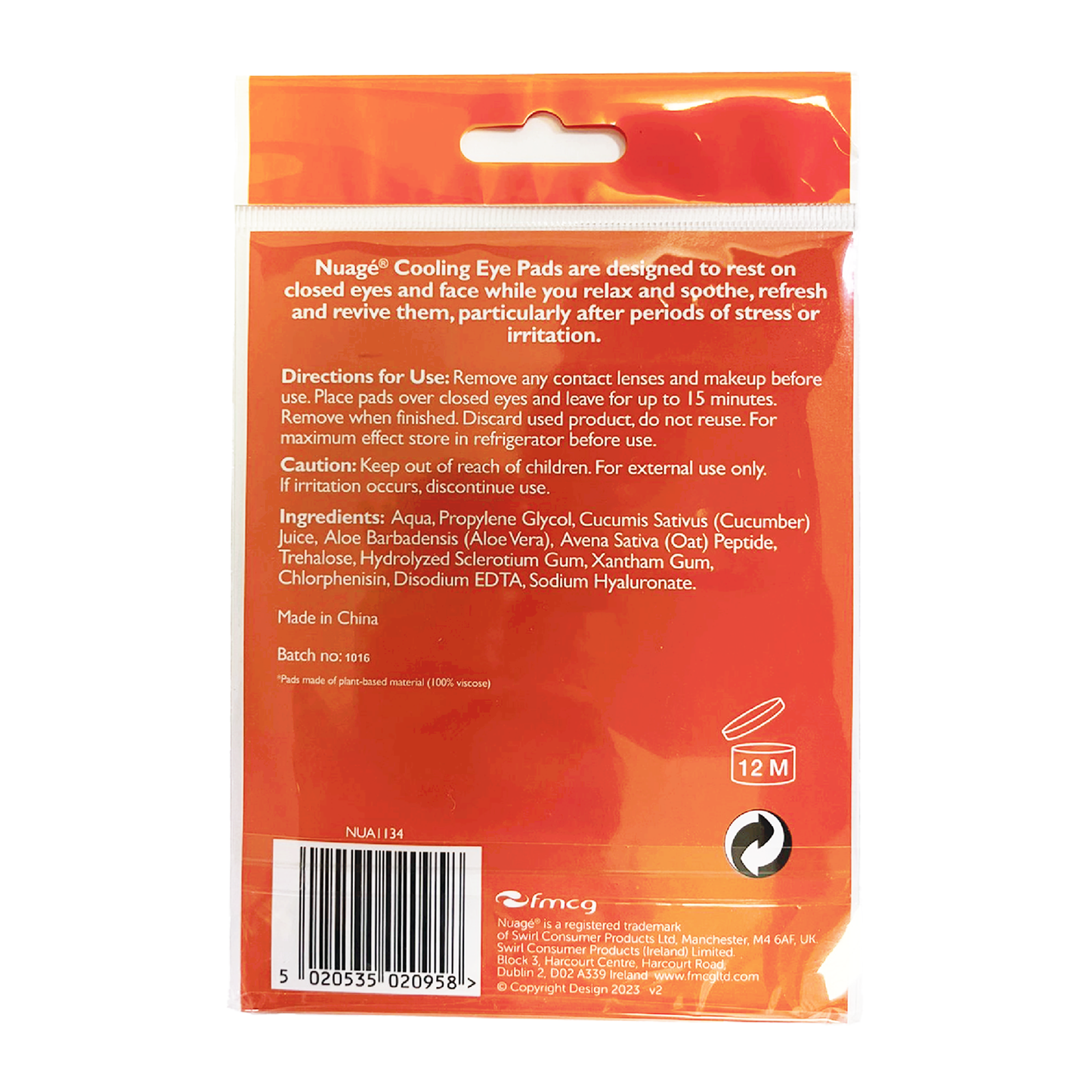 NUAGE Cooling Eye Pads