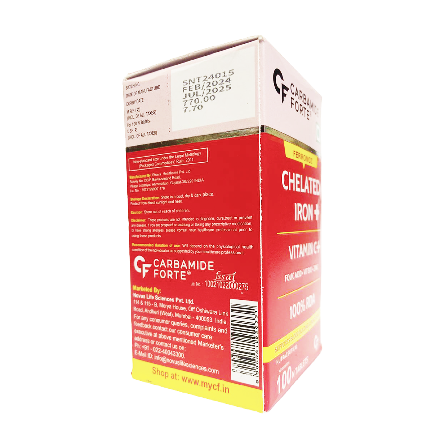 Carbamide Forte Chelated iron + Vitamin C