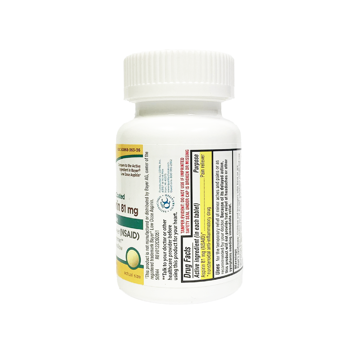 Aspirin 81mg Enteric Coated Low Dose