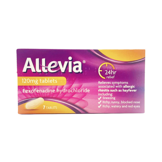 Allevia Fexofenadine Hydrochloride 120mg