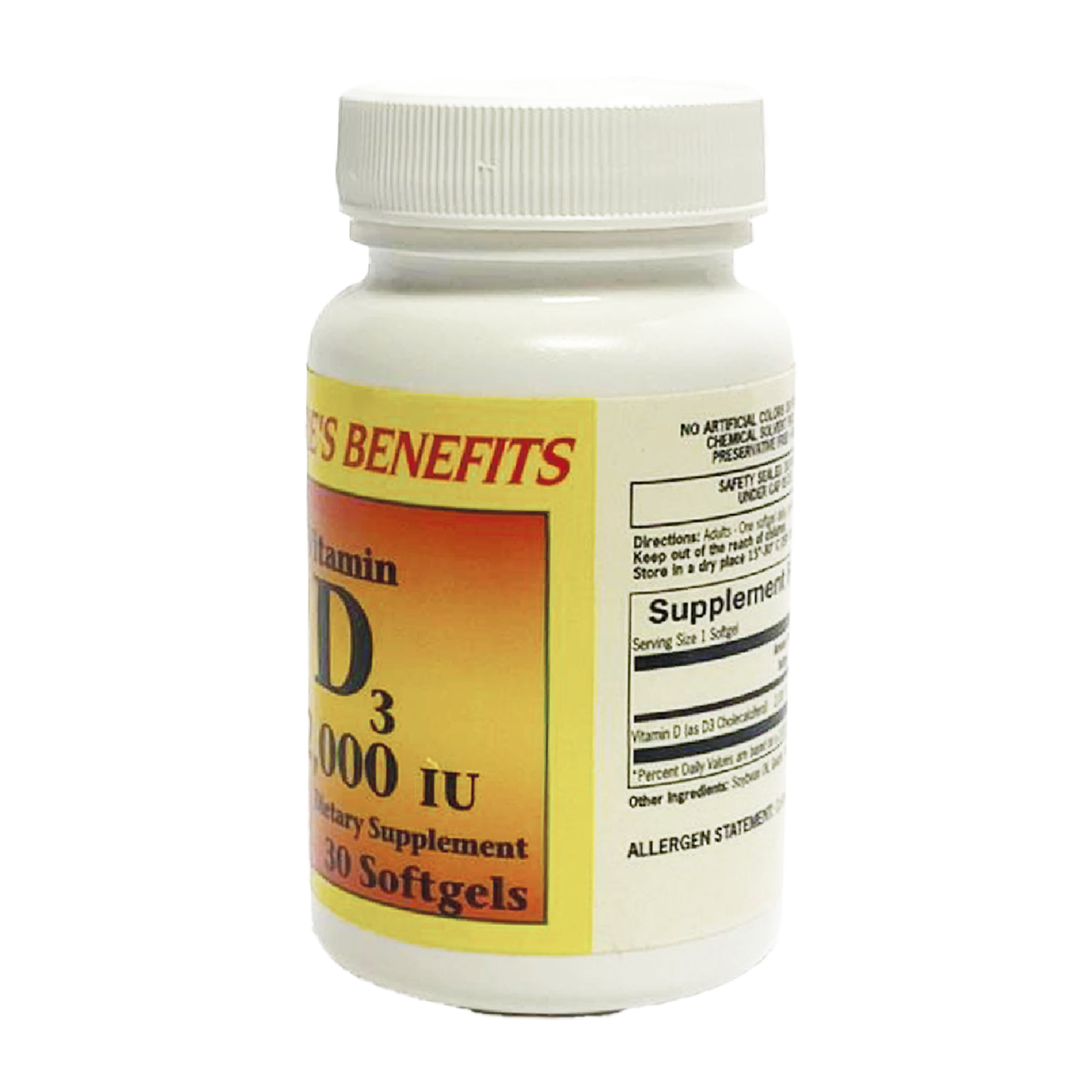 Nature's Beneifts Vitamin D3