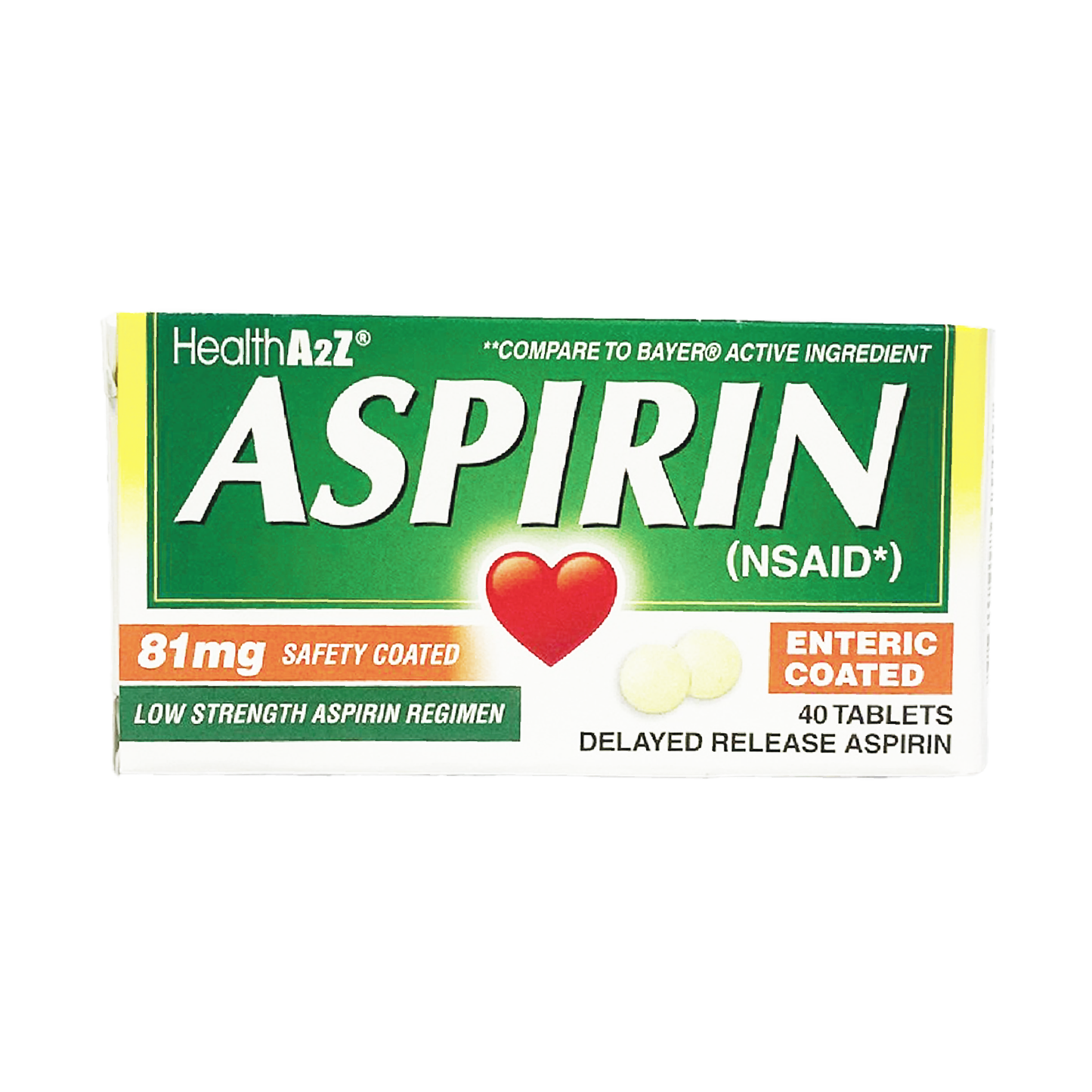 HealthA2Z Aspirin Tablets