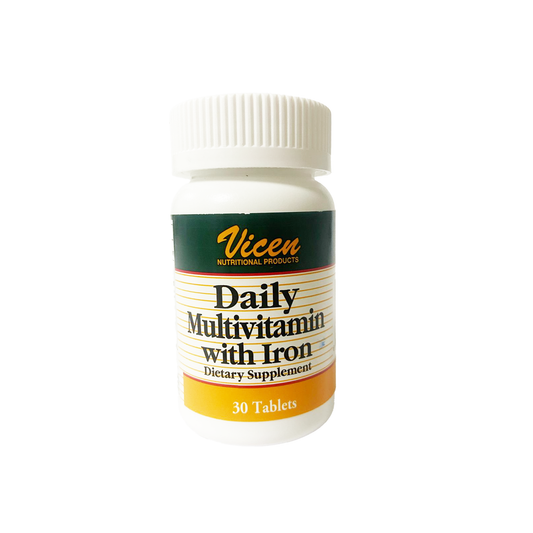 Vicen Daily Multivitamin with Iron 30pk