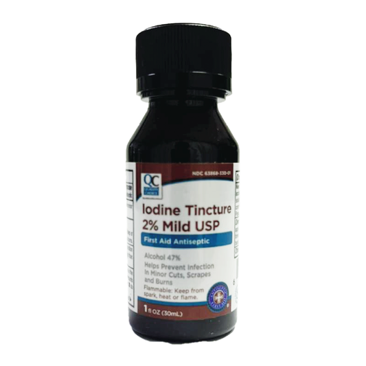 QC Iodine Tincture 2% Mild USP