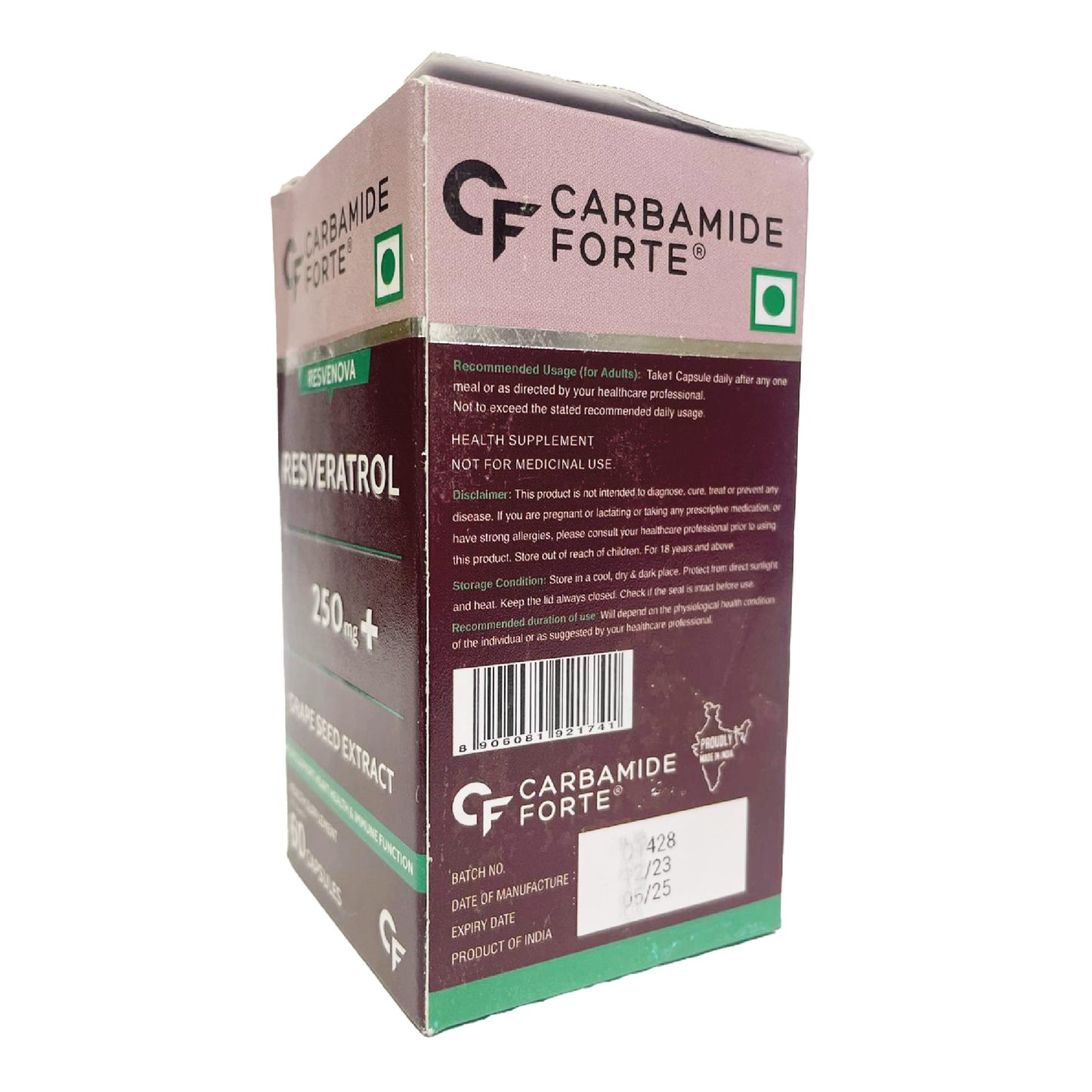 Carbamide Forte Resvenova Resveratrol