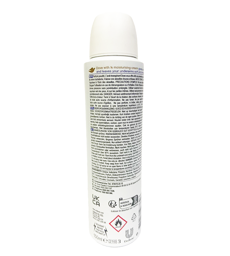 Dove Powder Moisturizing Cream