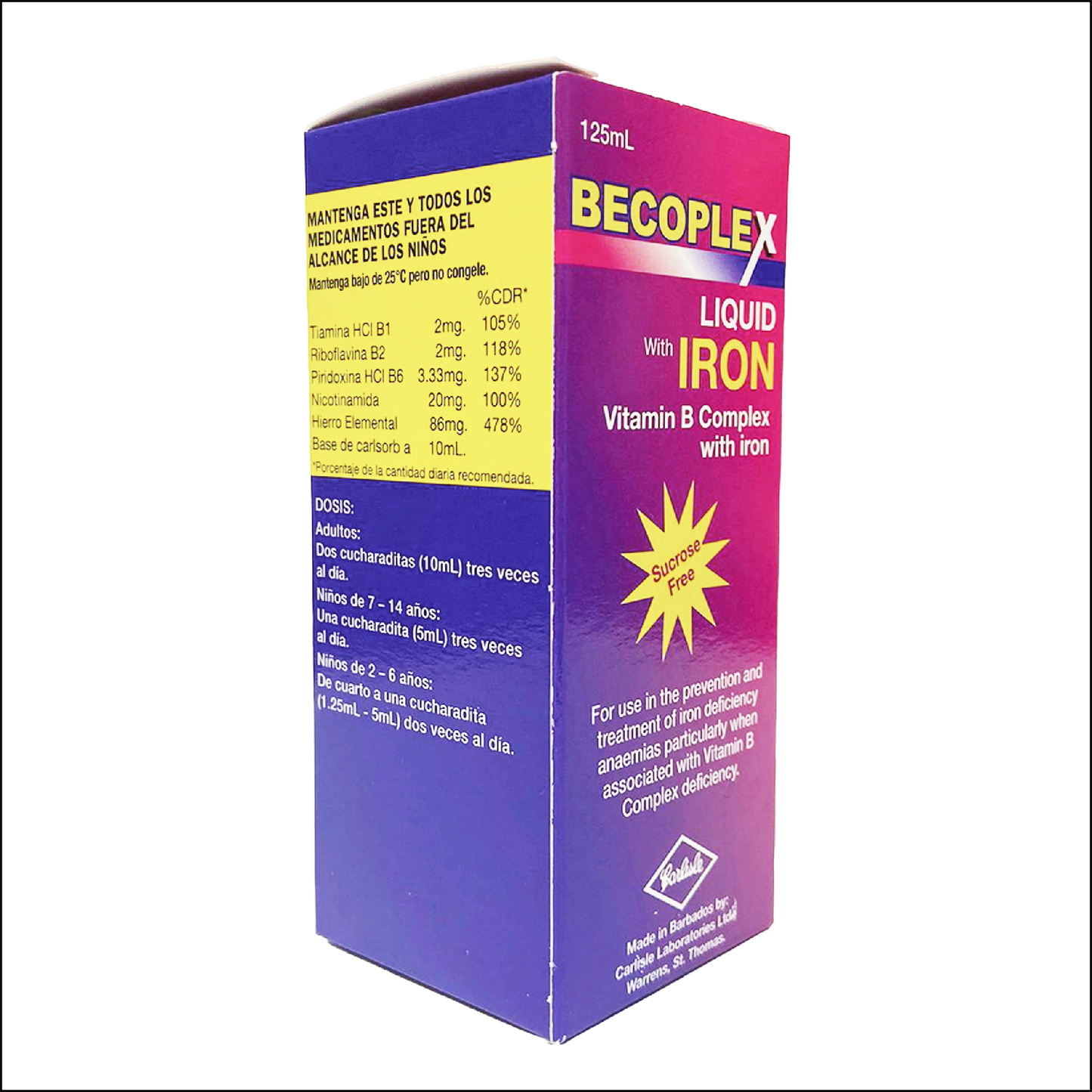 BECOPLEX Vitamin B Complex with Iron