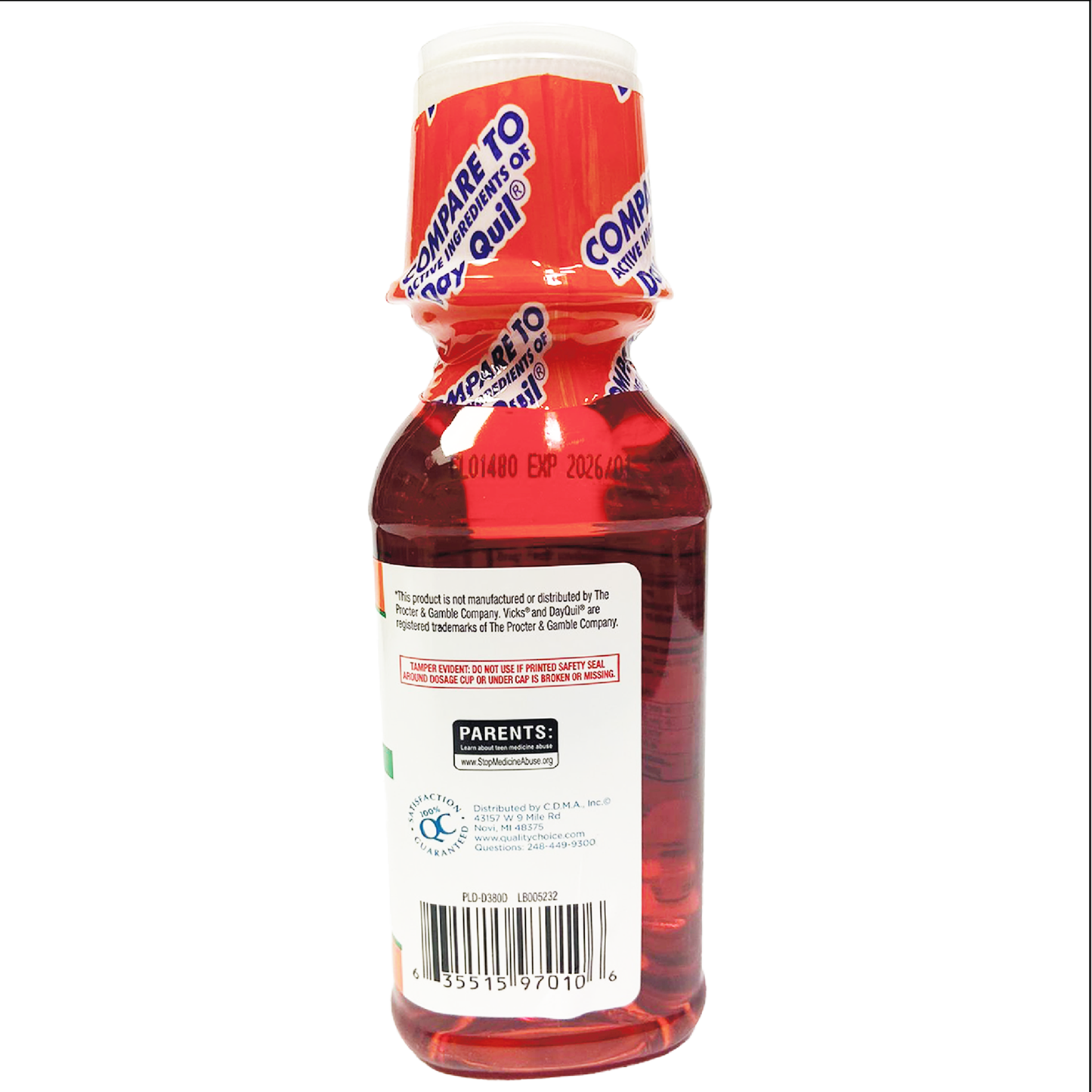 QC Non Drowsy Daytime Cold & Flu