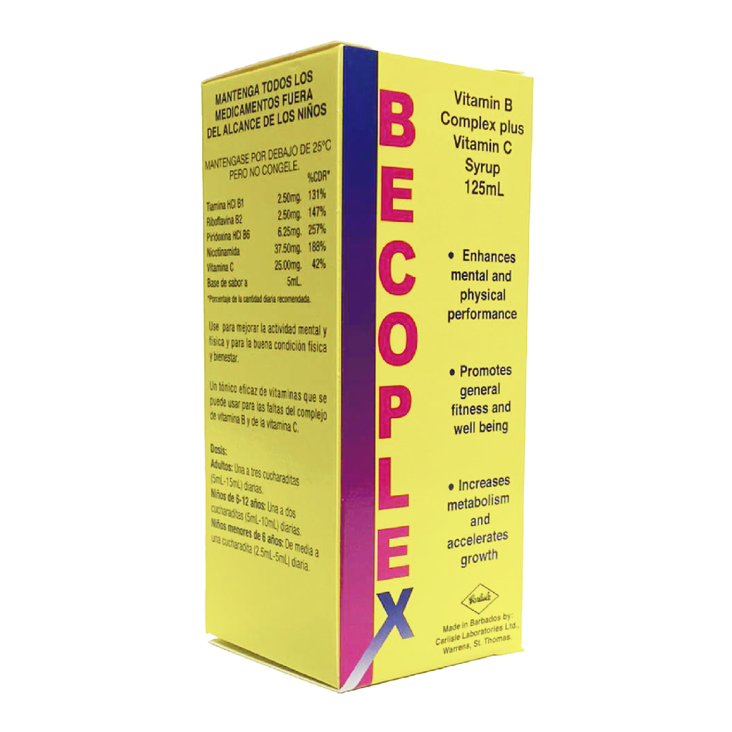 BECOPLEX Vitamin B Complex Plus Vitamin C