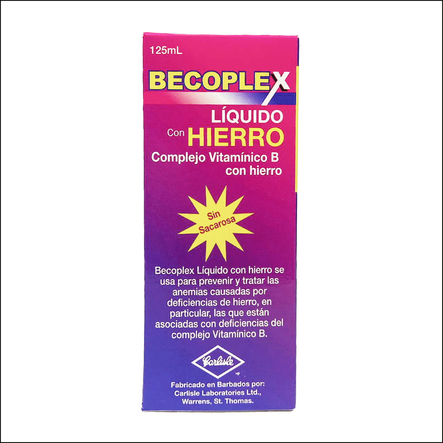 BECOPLEX Vitamin B Complex with Iron