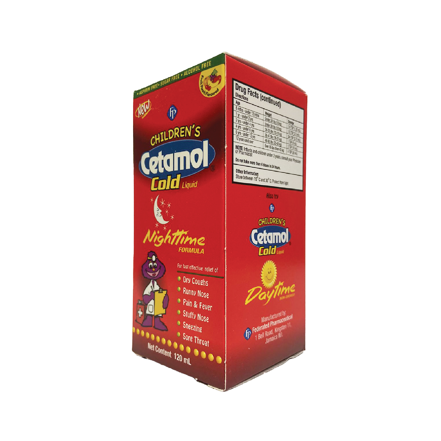Children's Cetamol Cold Night-time Liquid