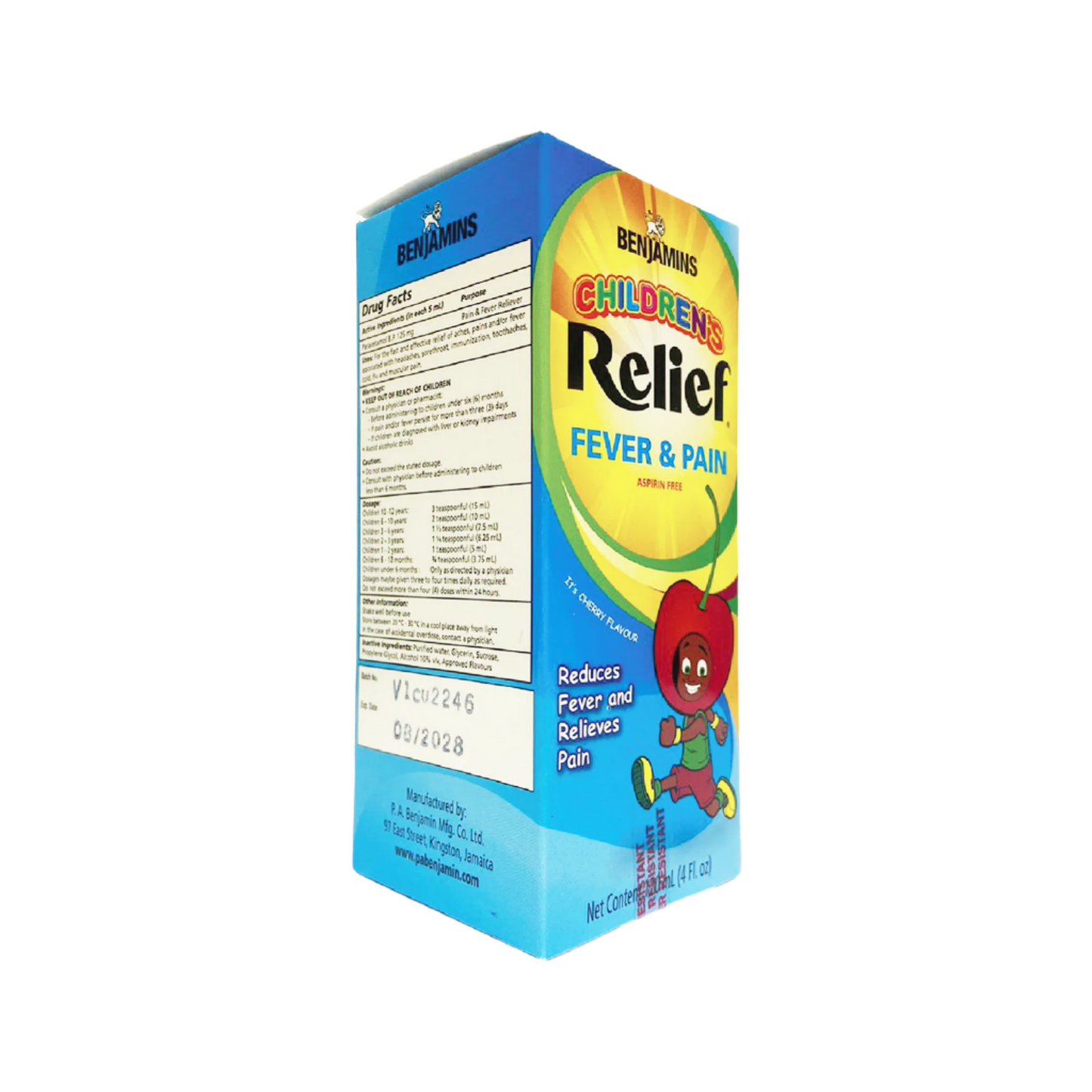 Benjamins Children Fever & Pain Relief