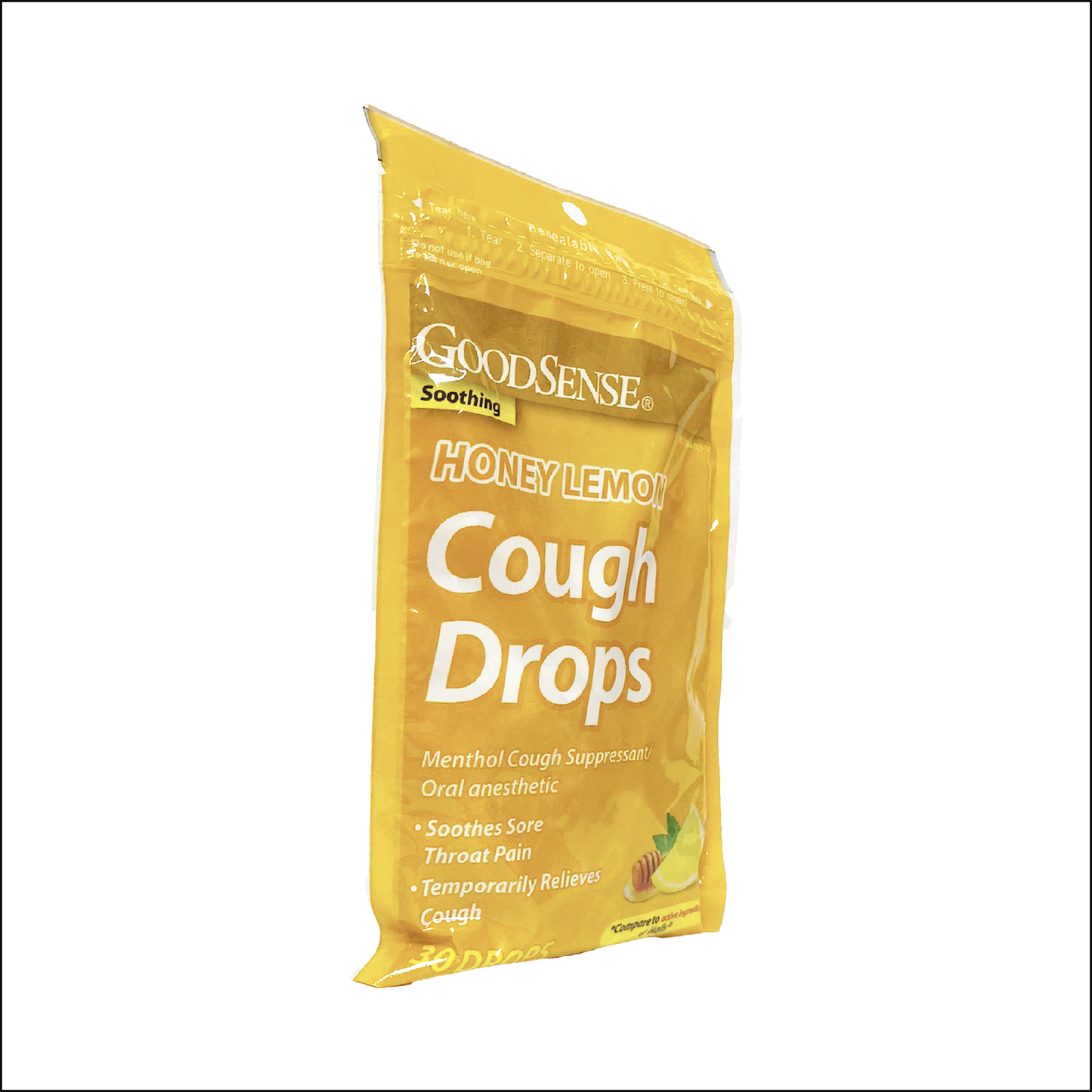 GoodSense Cough Drops Honey Lemon