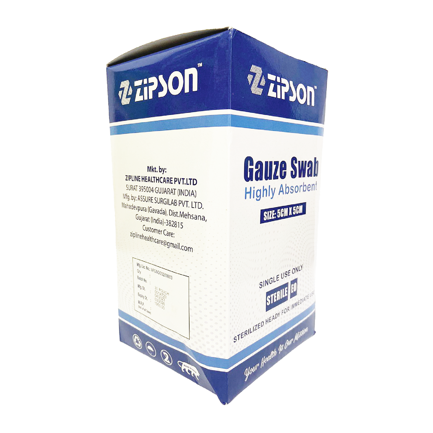 Gauze Swab Sterile 5cm x 5cm