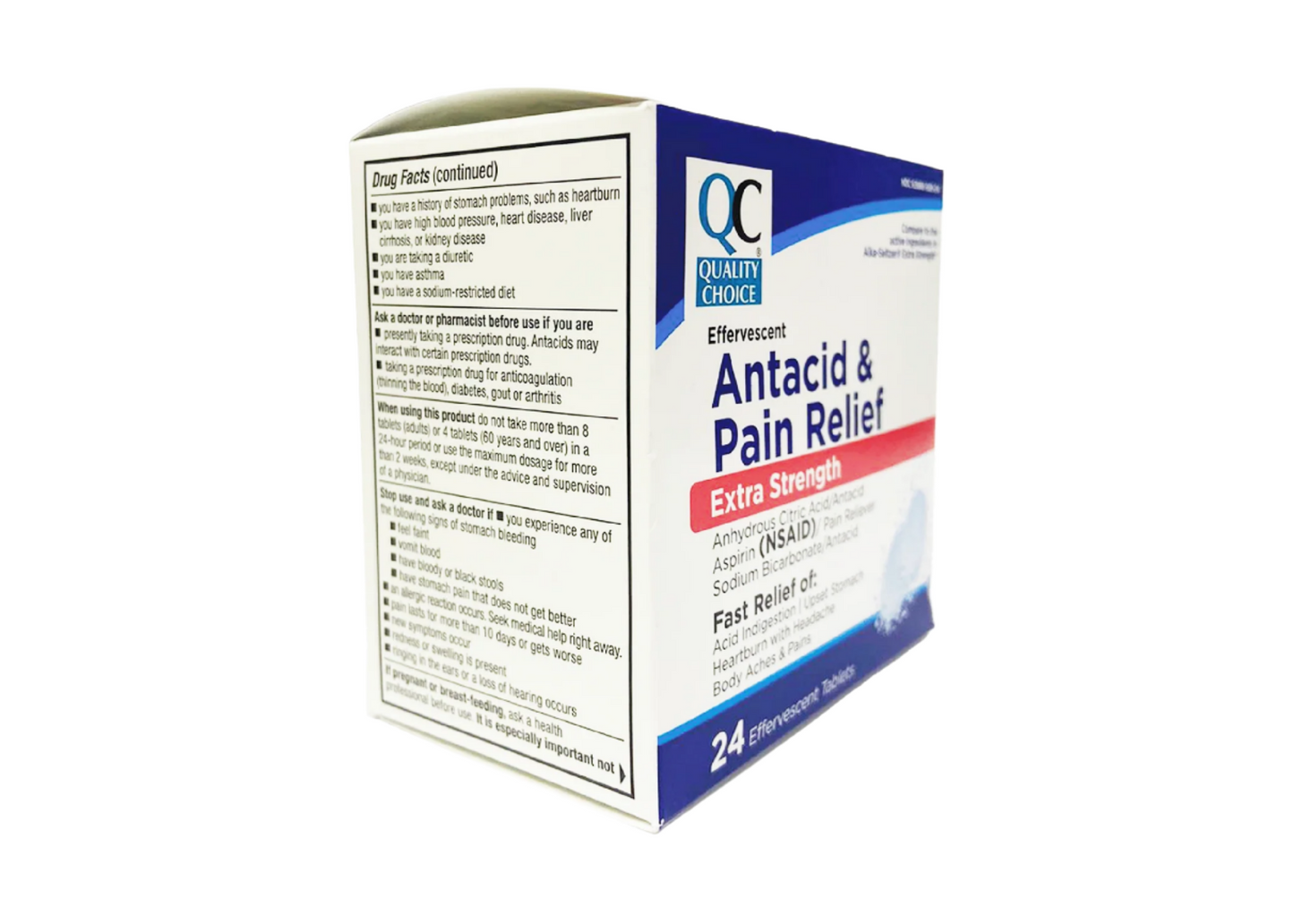 QC Antacid & Pain Relief Extra Strength