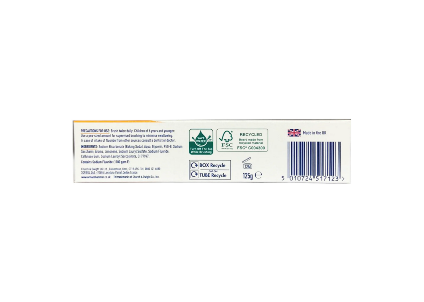 Arm & Hammer Extra White Toothpaste