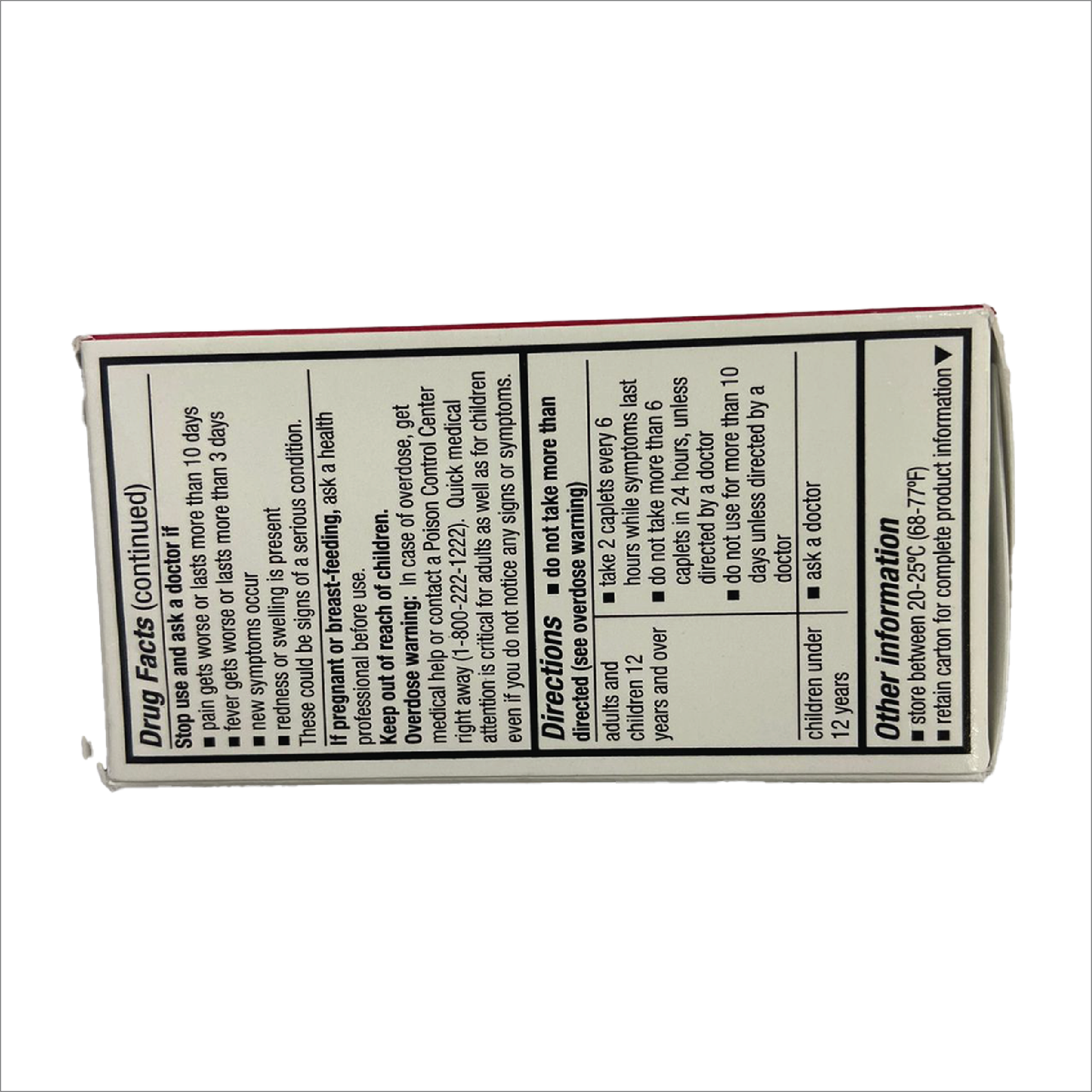 QC Acetaminophen 500mg